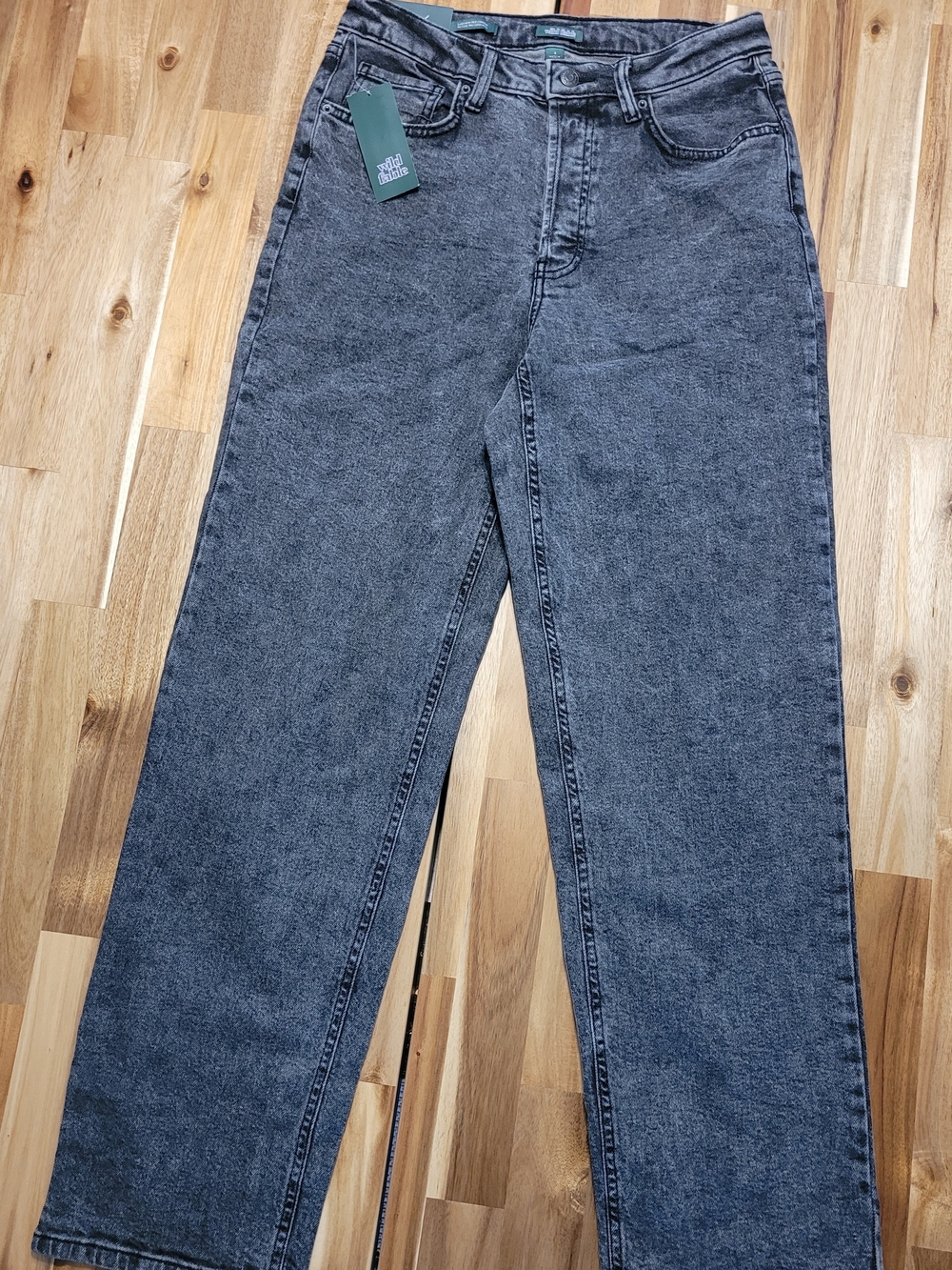 Super High Rise Straight Black Jeans. Target Wild N Fable. size 2/31" Inseam